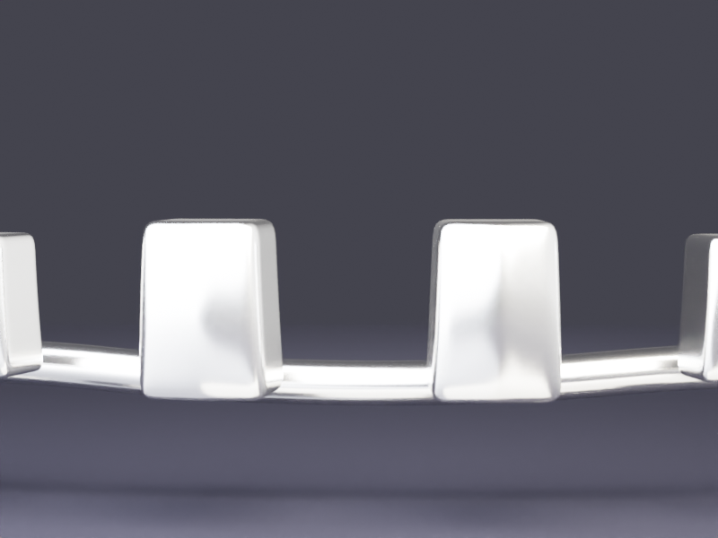 White Gold Open Face